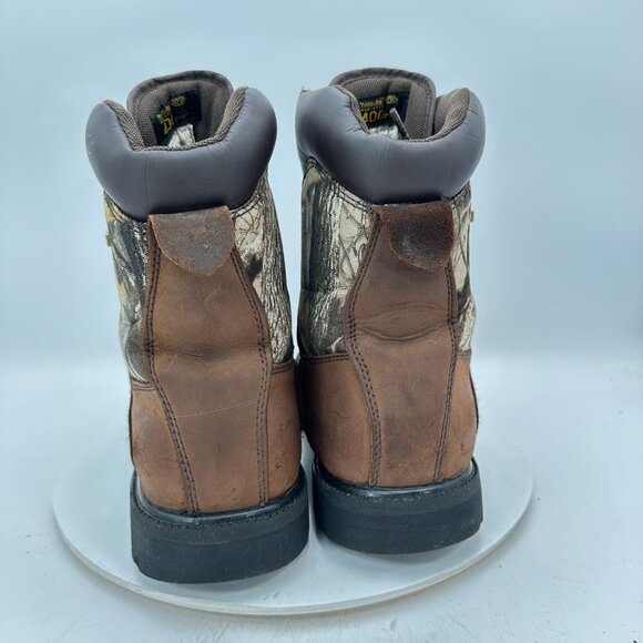 Guide Gear Waterproof Men Size 11 Brown Camouflage Leather Resistant Hiking Boot - Picture 5 of 12